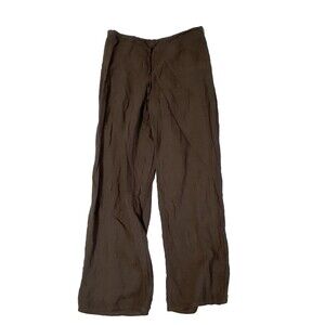 KIKO Comfortable Pants  Women's Size L Clothing  look 100% Linen Pull-On #10